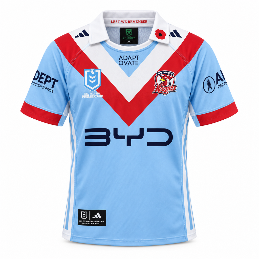2026 Sydney Roosters Training Shirt