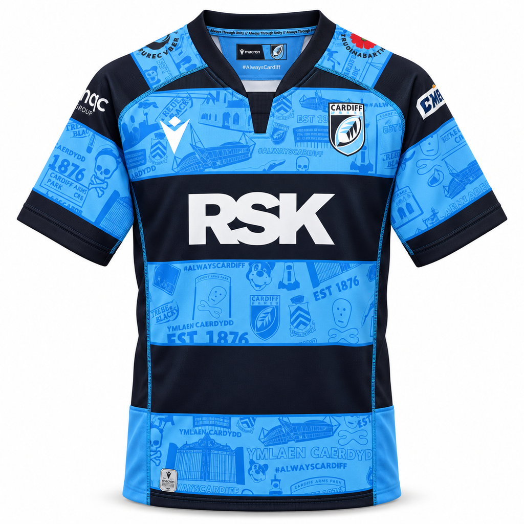 2026 Cardiff Rugby Home Jersey